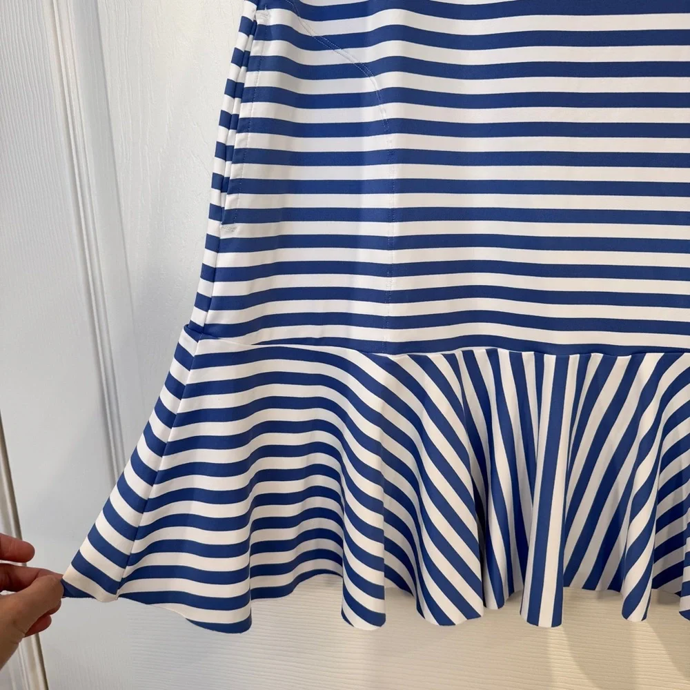 Tommy Bahama Blue and White Striped Swim Coverup Dress - Picture 8 of 11